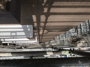久留米市でマンションの外壁高圧洗浄