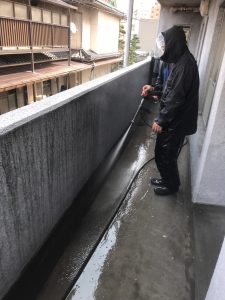 久留米市マンション外壁洗浄