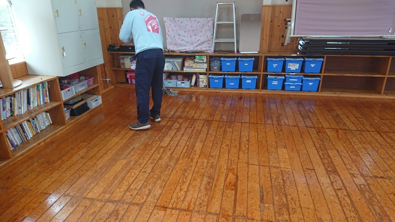 広川町学童保育所清掃